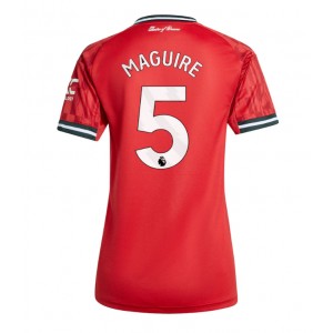 Fotbalové Dres Manchester United Harry Maguire #5 Dámské Domácí Oblečení 2025-26 Krátký Rukáv